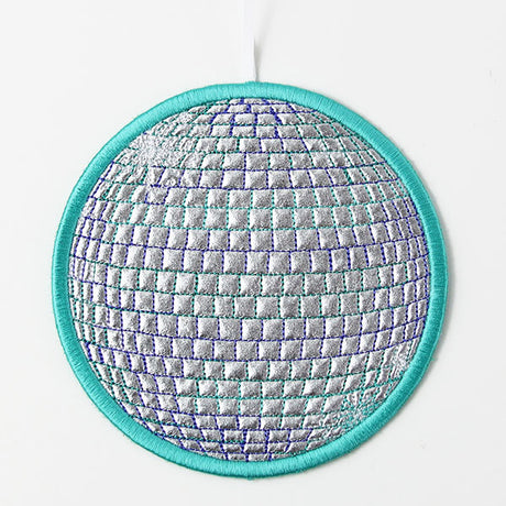 Ready to Party Disco Ball Coaster (In-the-Hoop)