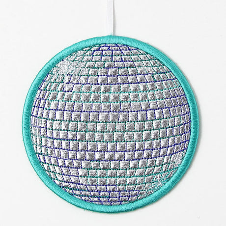 Ready to Party Disco Ball Coaster (In-the-Hoop)