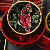 Gilded Mirage Coaster - Cardinal (In-the-Hoop)