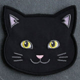 Cat Face Coasters - Solid Color (In-the-Hoop)