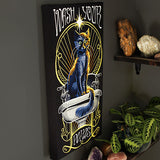 Wash Your Paws Art Deco Cat Scene