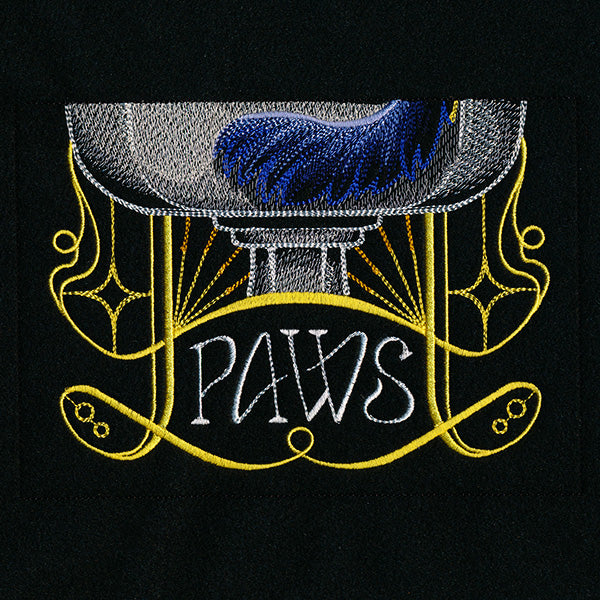Wash Your Paws Art Deco Cat Scene