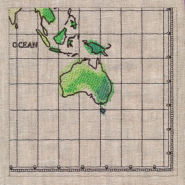 Journey's Path World Map Scene