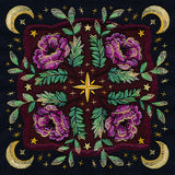 Celestial Botanical Luna Moth Table Center Set (Applique)