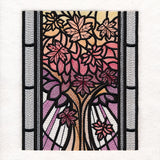 Stained Glass Fall Cathedral Scene