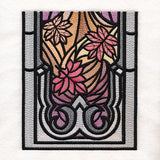 Stained Glass Fall Cathedral Scene