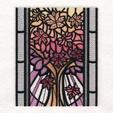 Stained Glass Fall Cathedral Scene