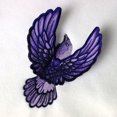 Winged Crow (3D Applique)