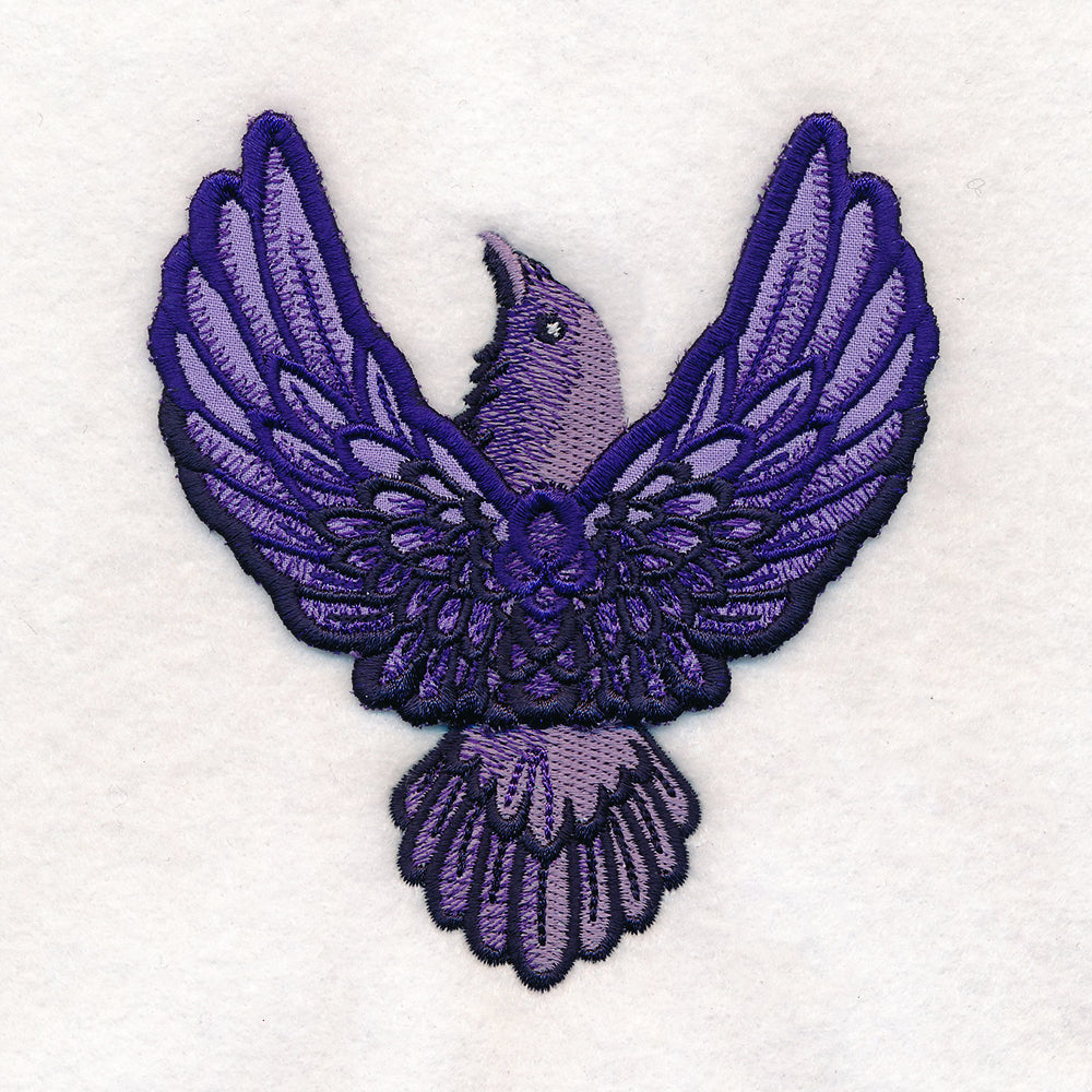 Winged Crow (3D Applique)