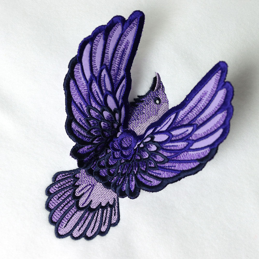 Winged Crow (3D Applique)