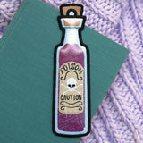Poison Bottle Bookmark (Applique Vinyl)