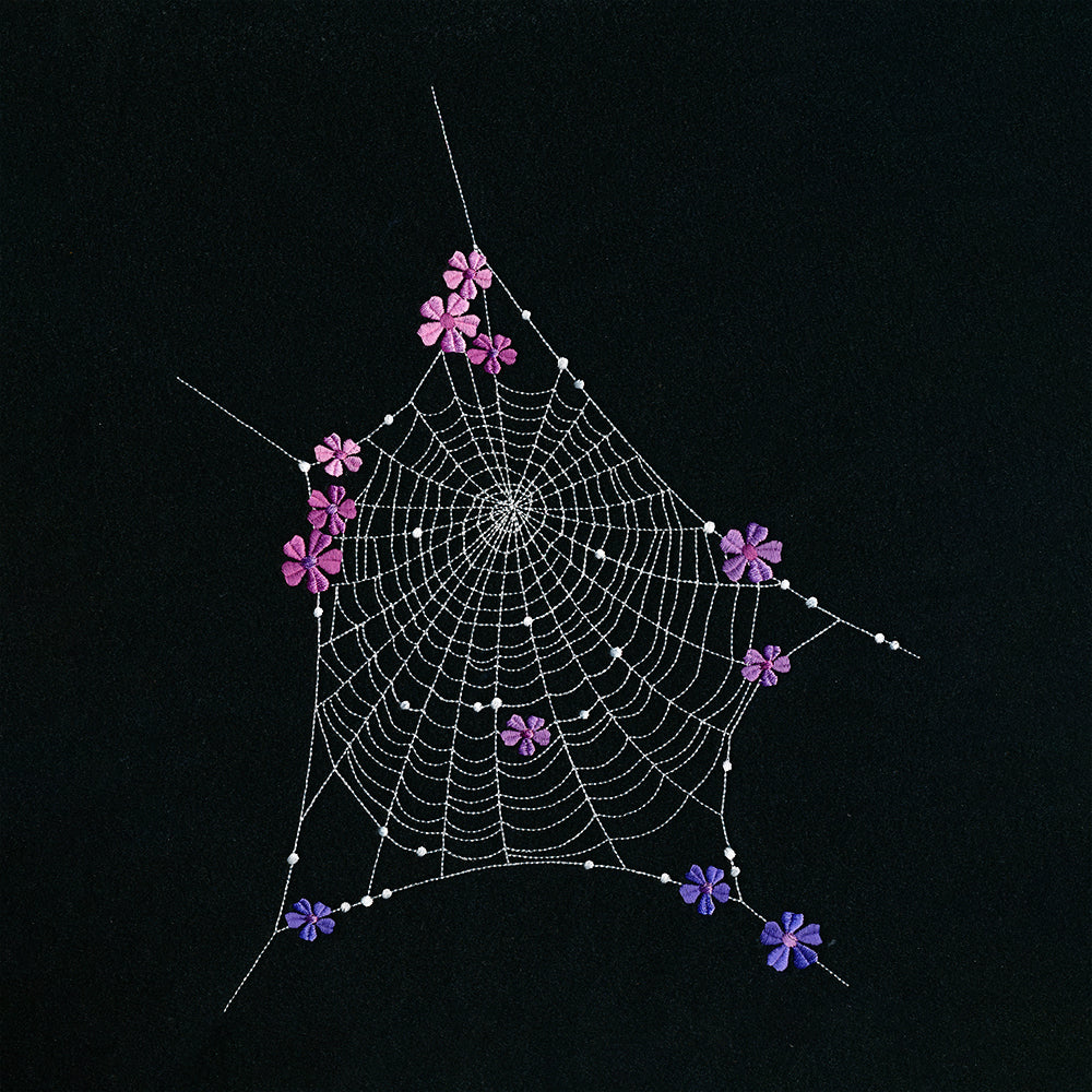 Delicate & Dainty Floral Spiderweb Set