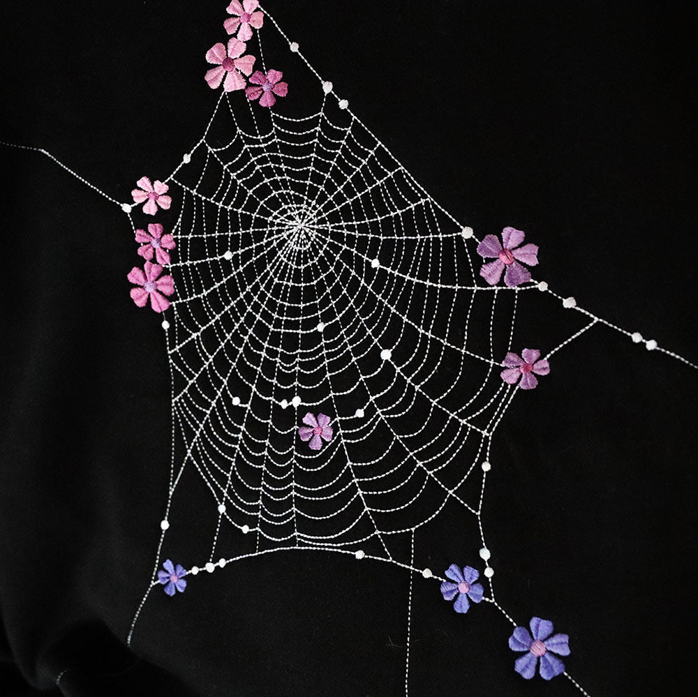 Delicate & Dainty Floral Spiderweb Set