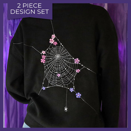 Delicate & Dainty Floral Spiderweb Set