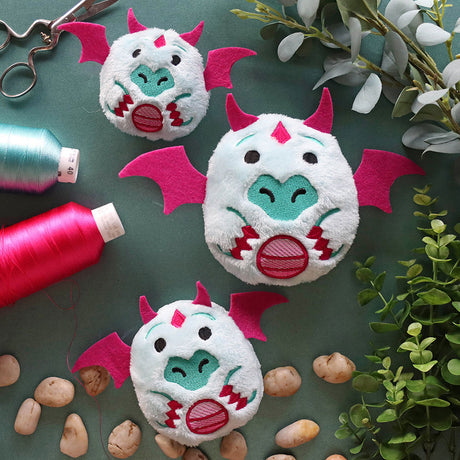 Dragon Hatchling Plush (In-the-Hoop)