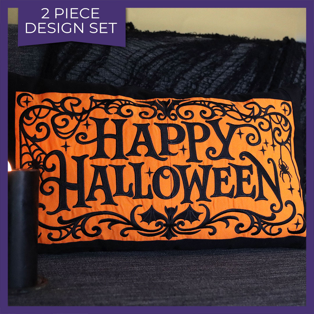Happy Halloween Two-Piece Sign