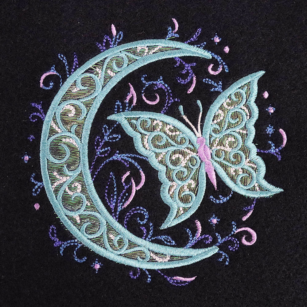Celestial Butterfly Pillow Pair (Applique)