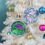 Sleepy Kitty Ornament (Vinyl Applique)