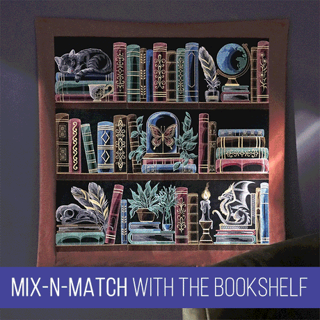 Build a Bookshelf Scene - Dragon