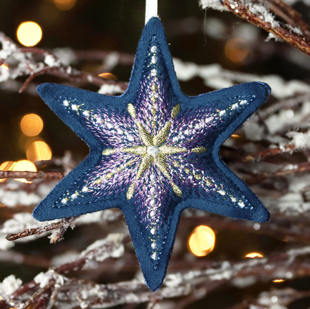Luminous Star Ornament (In-the-Hoop)