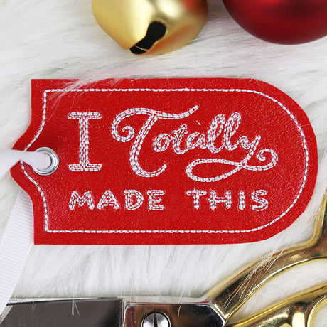 Crafted With Attitude Gift Tag - Totally Made This (In-the-Hoop)
