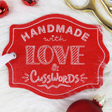 Crafted with Attitude Gift Tag - Love & Cusswords (In-the-Hoop)