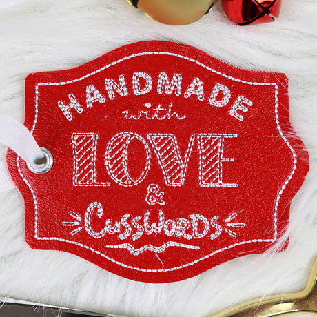 Crafted with Attitude Gift Tag - Love & Cusswords (In-the-Hoop)