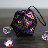 3D D20 Ornament (Lace)