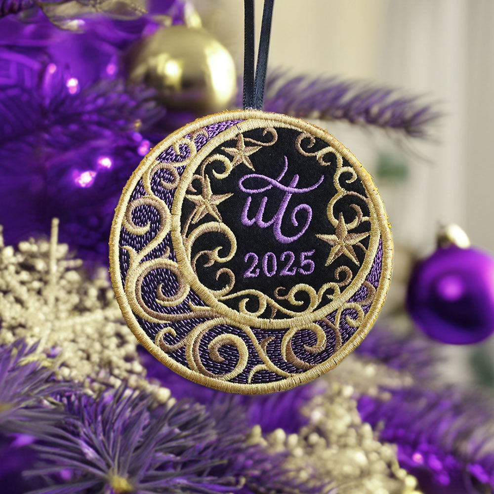 Urban Threads Collectible Ornament - 2025 Celestial Swirl (In-the-Hoop)