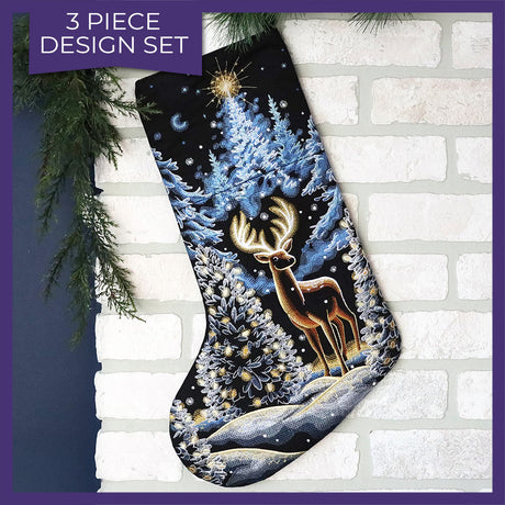 Magical Christmas Reindeer Stocking Set