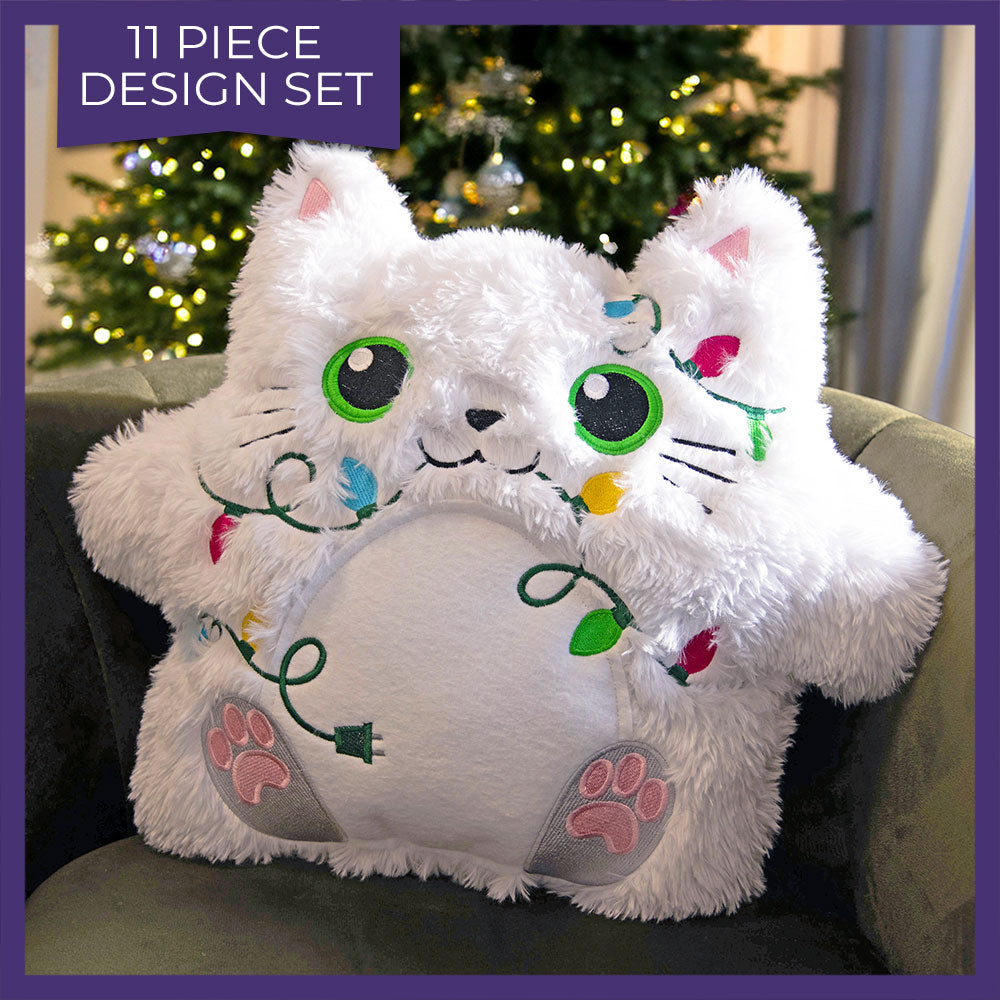 Christmas Kitty Plush Kit (Stuffie)