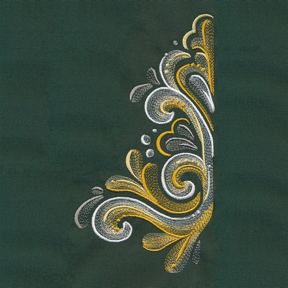 Gilded Baroque Christmas Tree Set