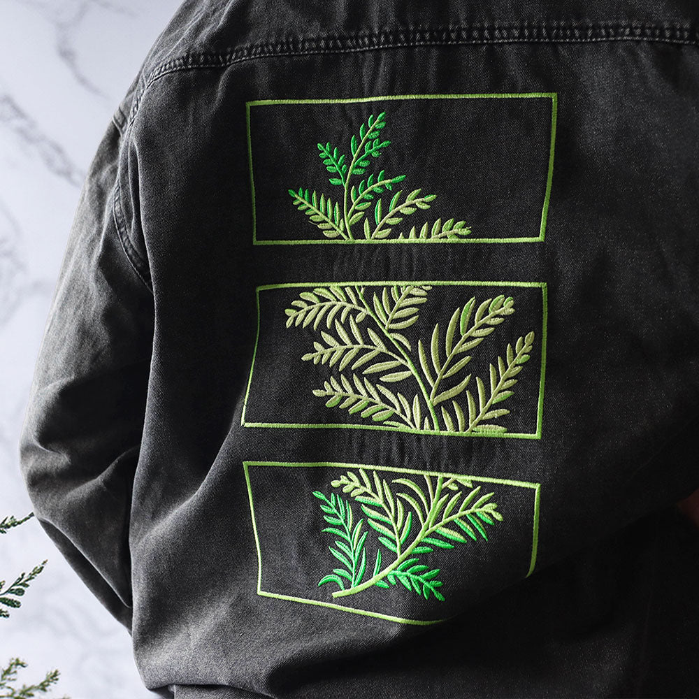 Botanical Fern Triptych Set