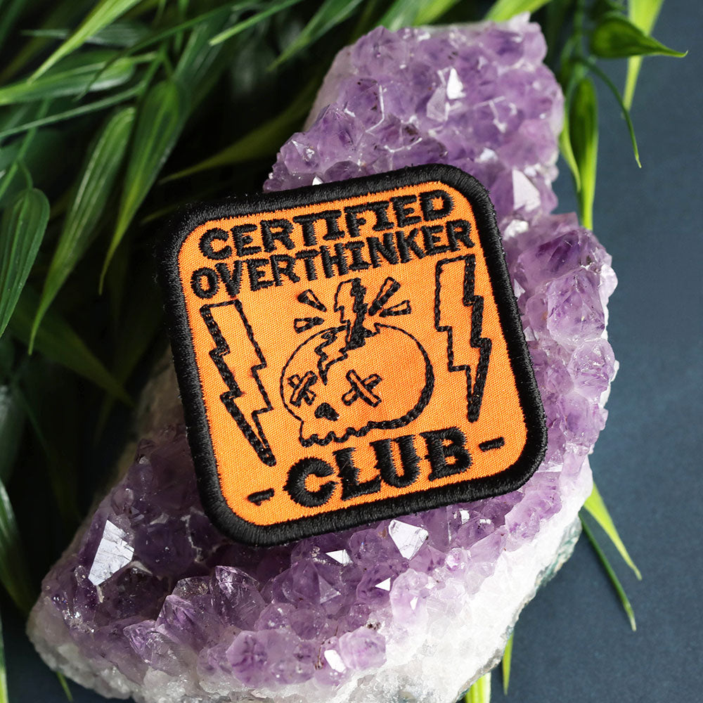 Silly Club Badges - Certified Overthinker (Patch)