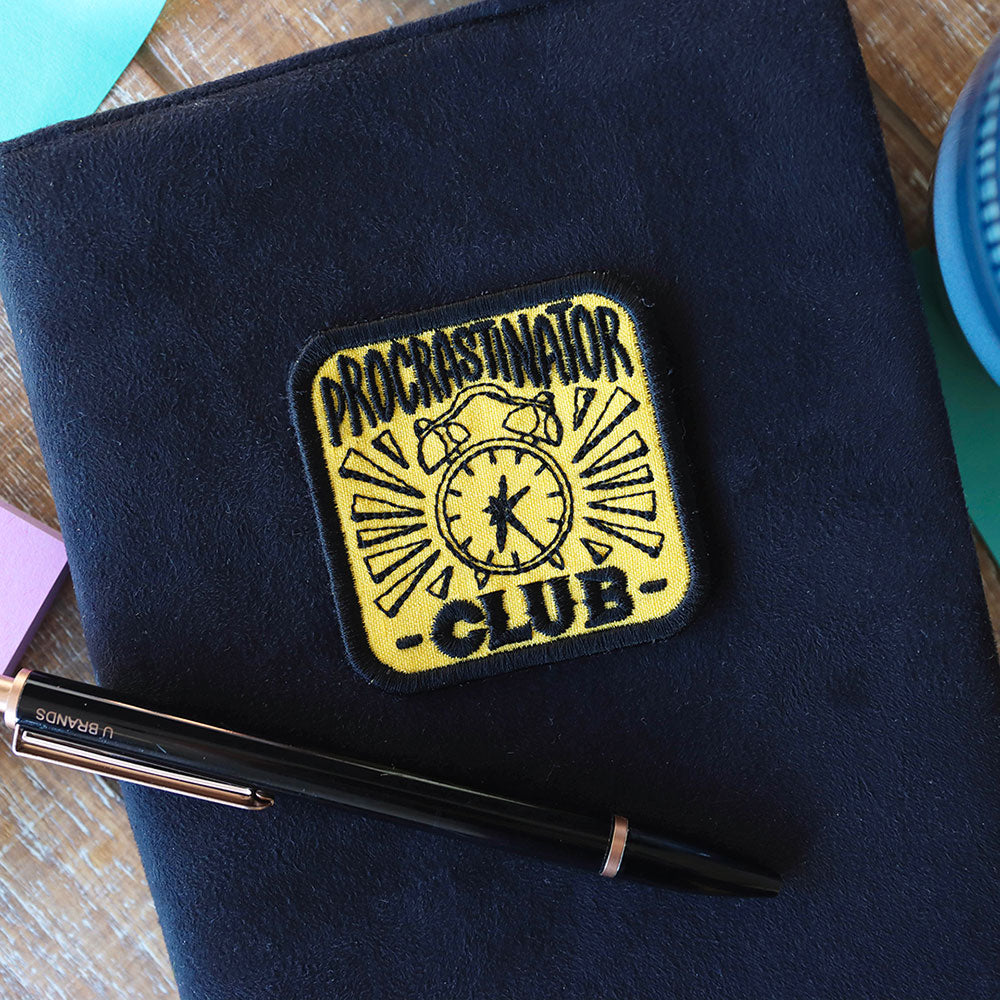 Silly Club Badges - Procrastinator (Patch)