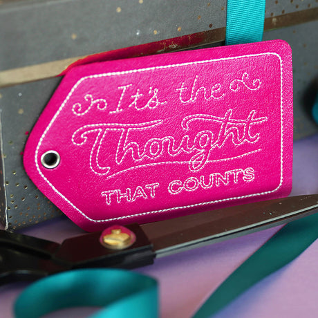 Crafted with Honesty Gift Tag - Thought That Counts (In-the-Hoop)