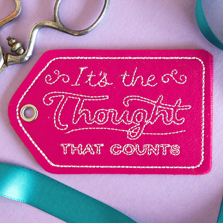 Crafted with Honesty Gift Tag - Thought That Counts (In-the-Hoop)