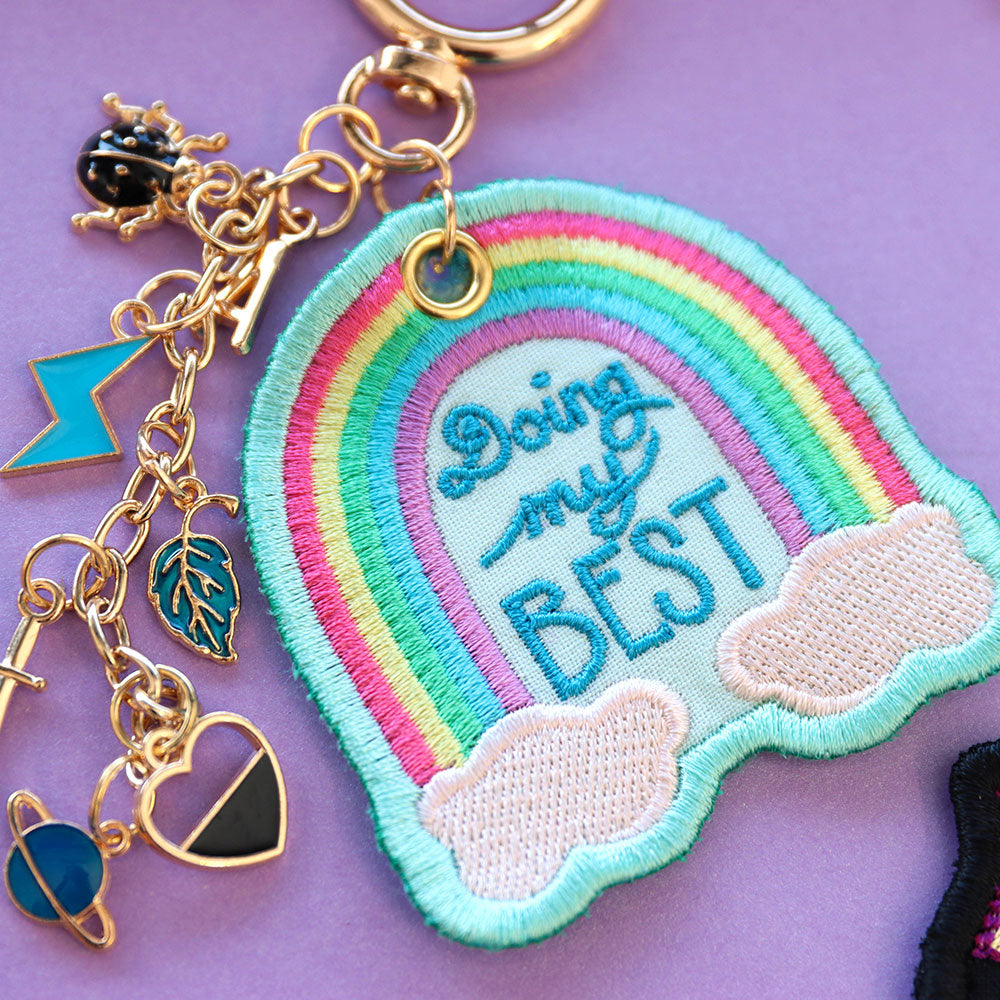 Irreverent Keychains - Doing My Best (In-the-Hoop)