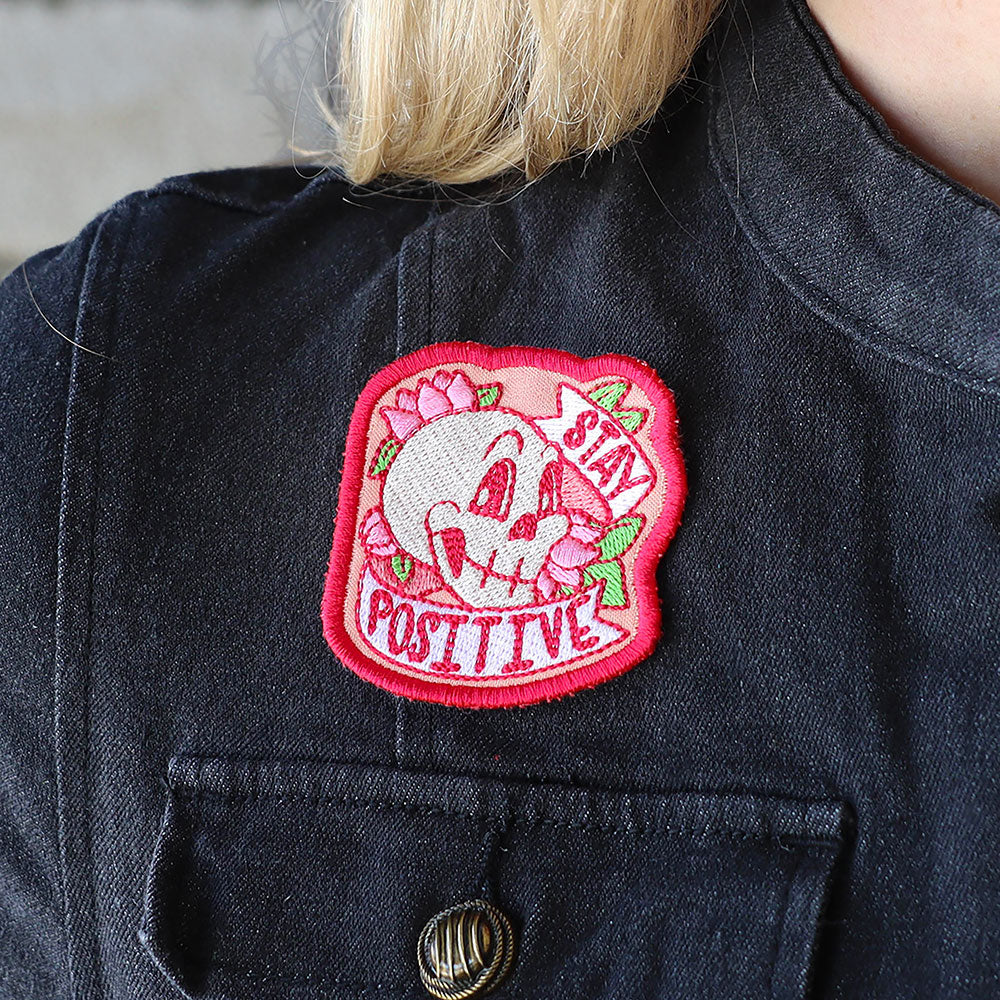 Irreverent Keychains - Stay Positive (In-the-Hoop)