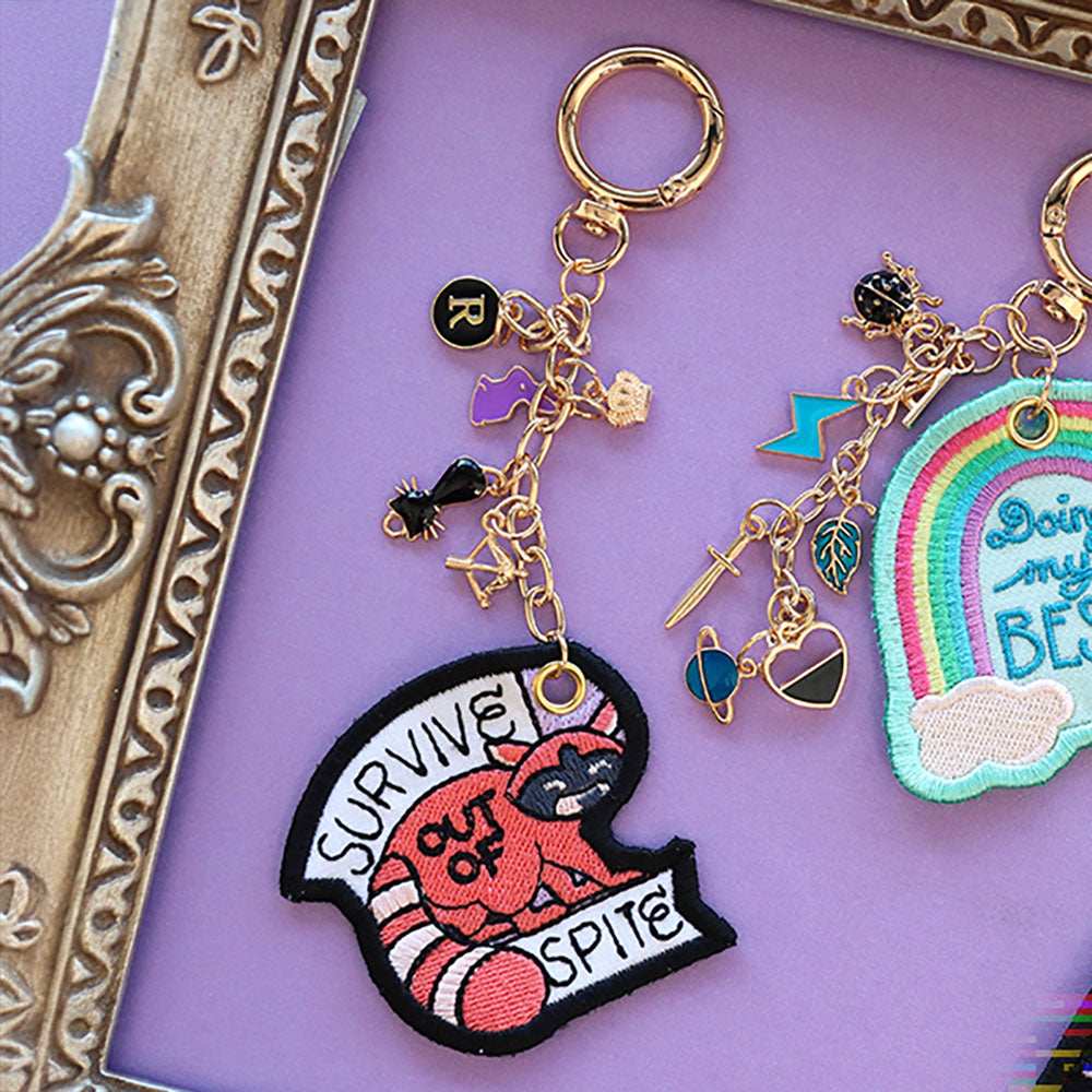 Irreverent Keychains - Survive Out of Spite (In-the-Hoop)