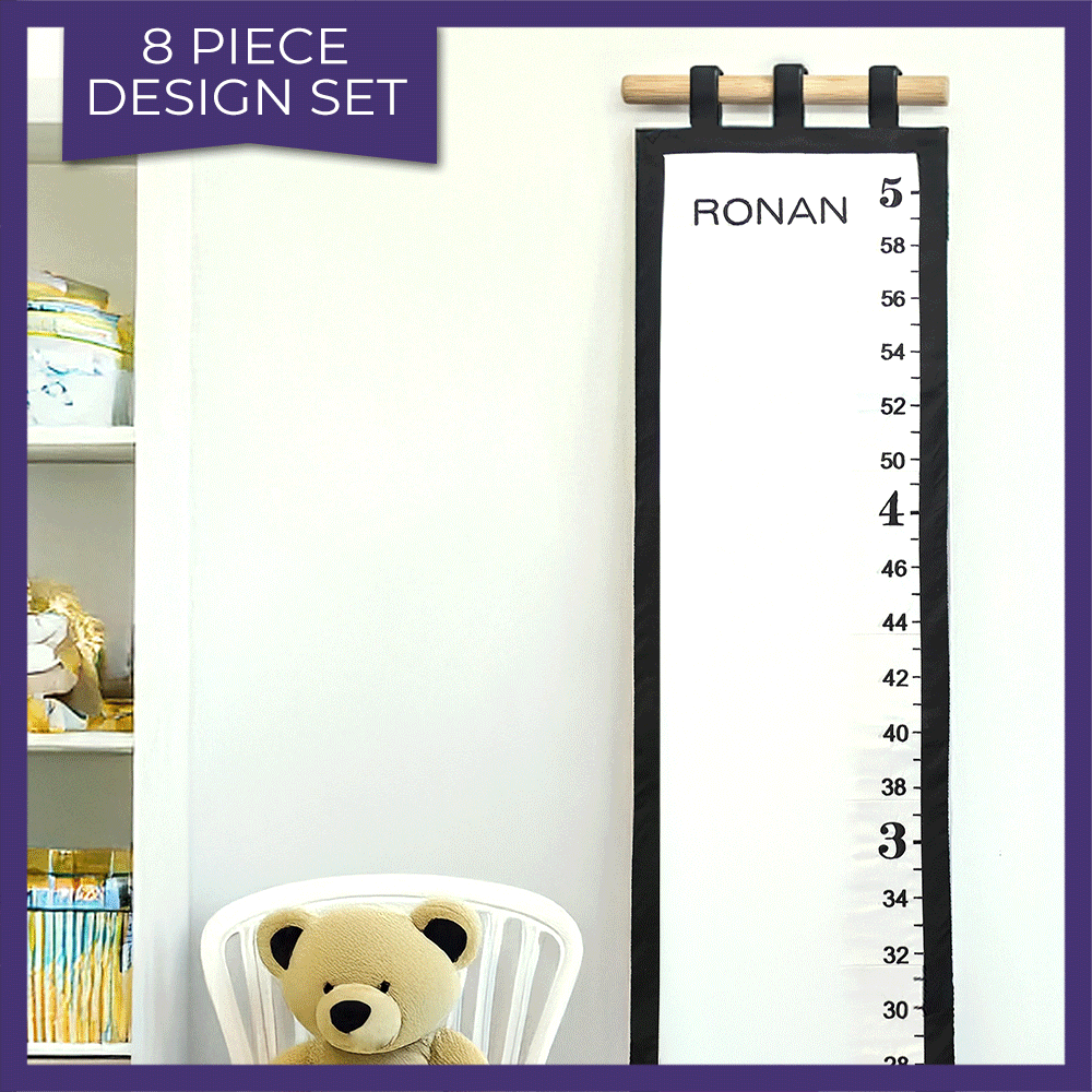 Growth Chart Ruler Set - Inches