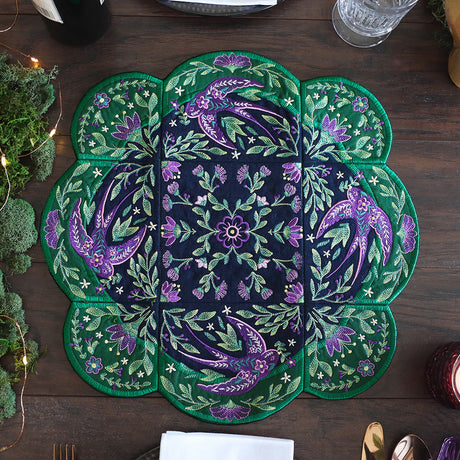 Spring Swallow Table Center Set (Applique)