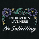 Introvert Welcome Garden Flag