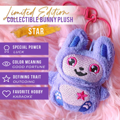 Bunny Stuffie - Star, The Lucky One (In-the-Hoop)