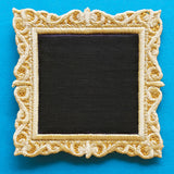 Blank Lace Edge Frame Coaster - Square 2 (In-the-Hoop)