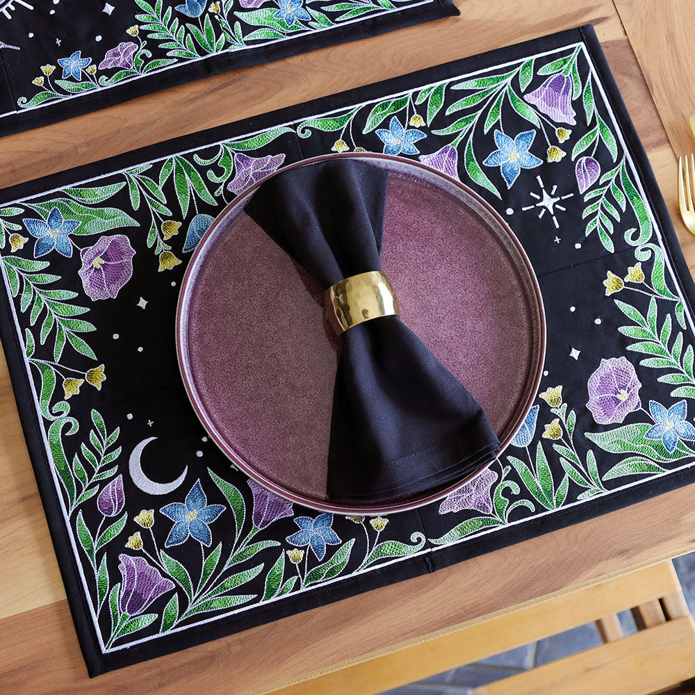 Lunar Blooms Placemat Set