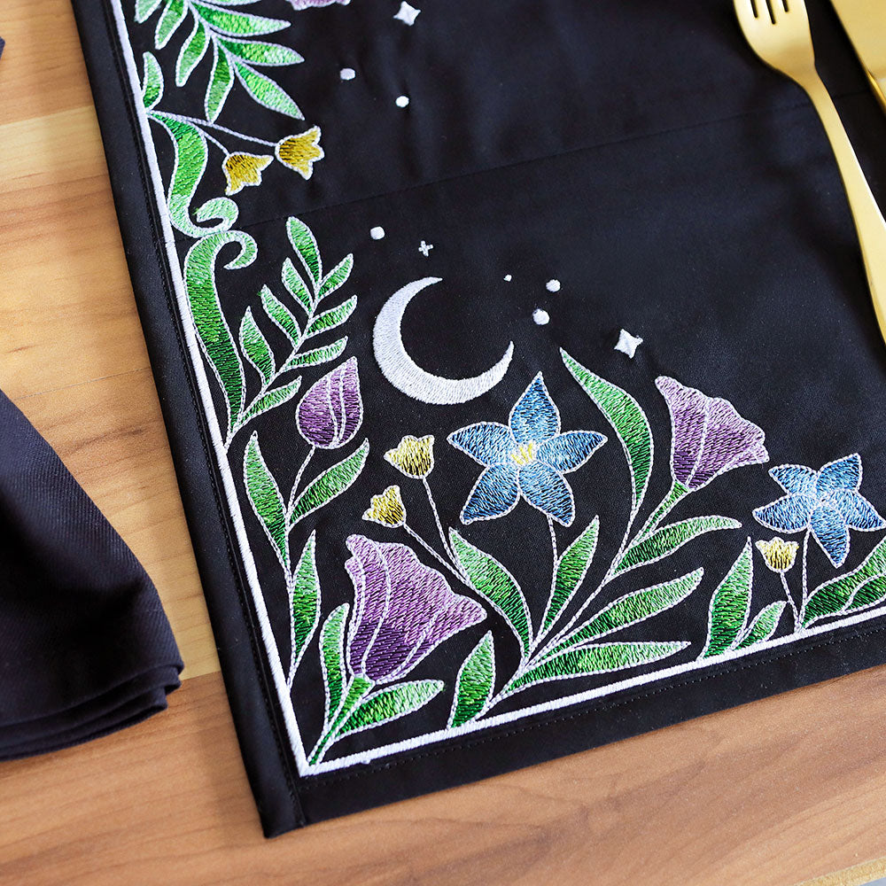 Lunar Blooms Placemat Set