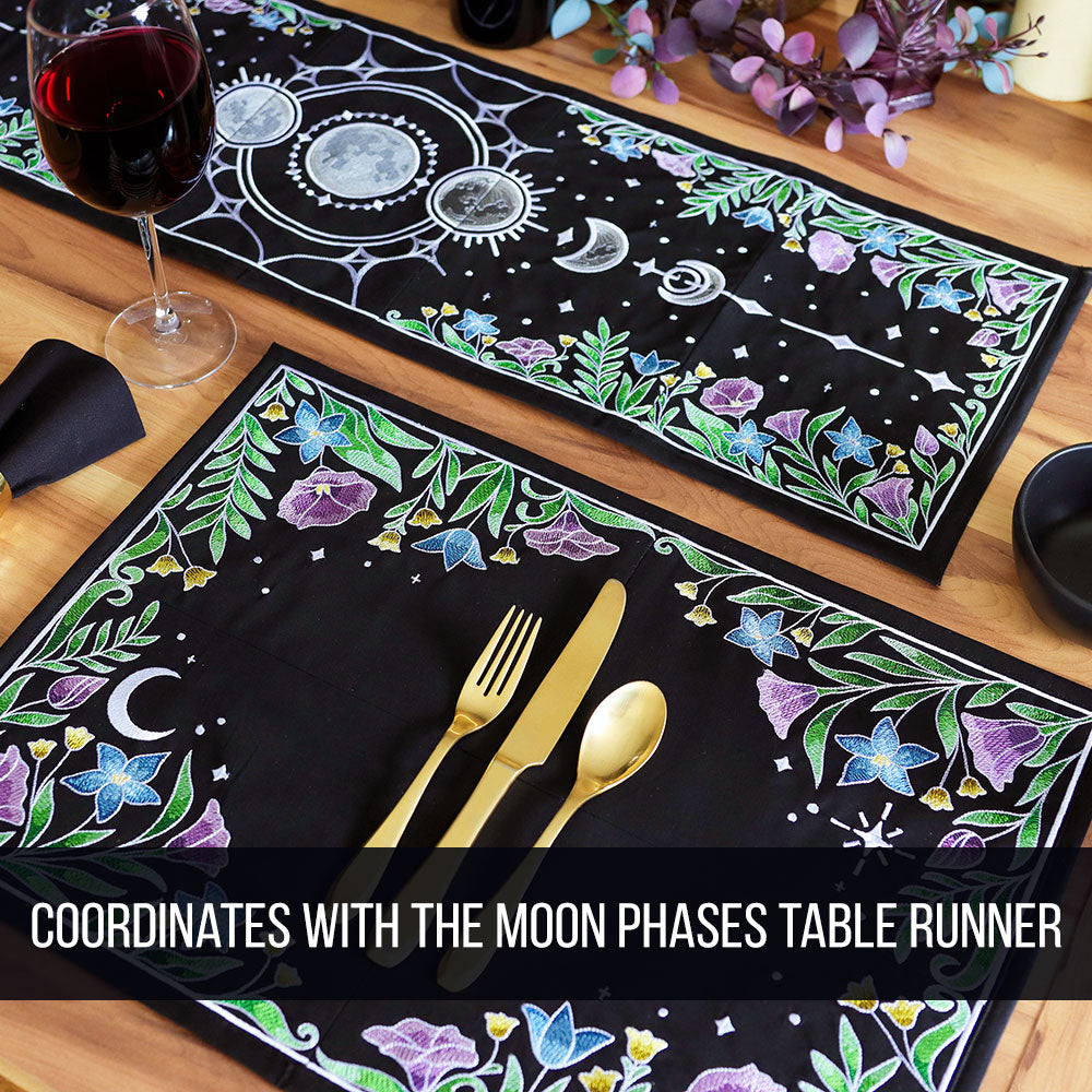 Lunar Blooms Placemat Set