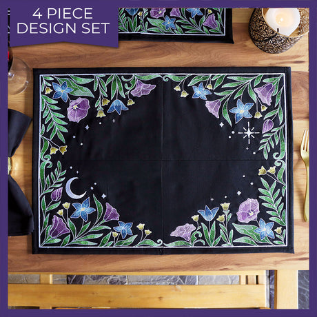 Lunar Blooms Placemat Set