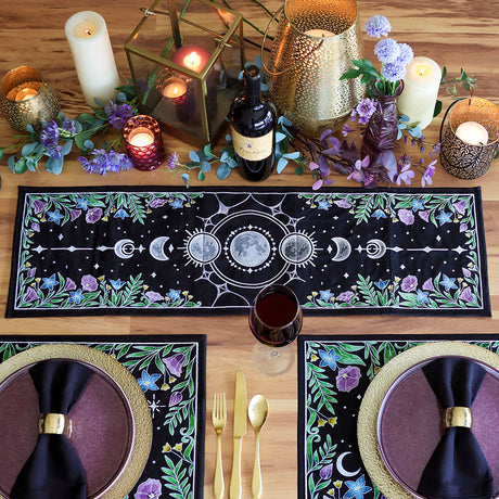 Lunar Blooms Table Runner Set